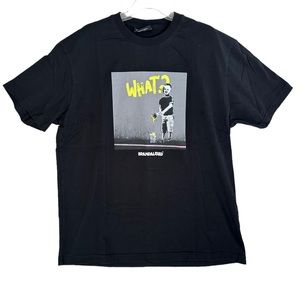 Brandalised Bansky Graphics Black T Shirt Adults Size Large What